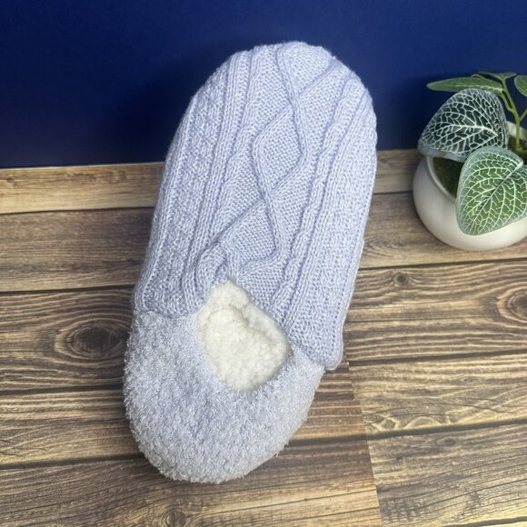 NWT Northeast Outfitters Women's Cozy Cabin Slippers Size S/M (Diamond Blue) - Picture 3 of 9